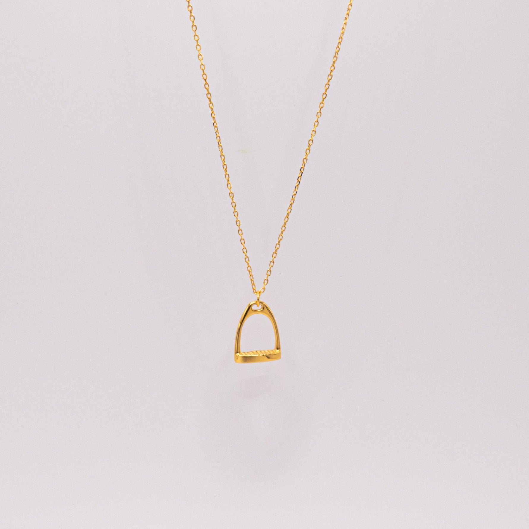 stirrup necklace