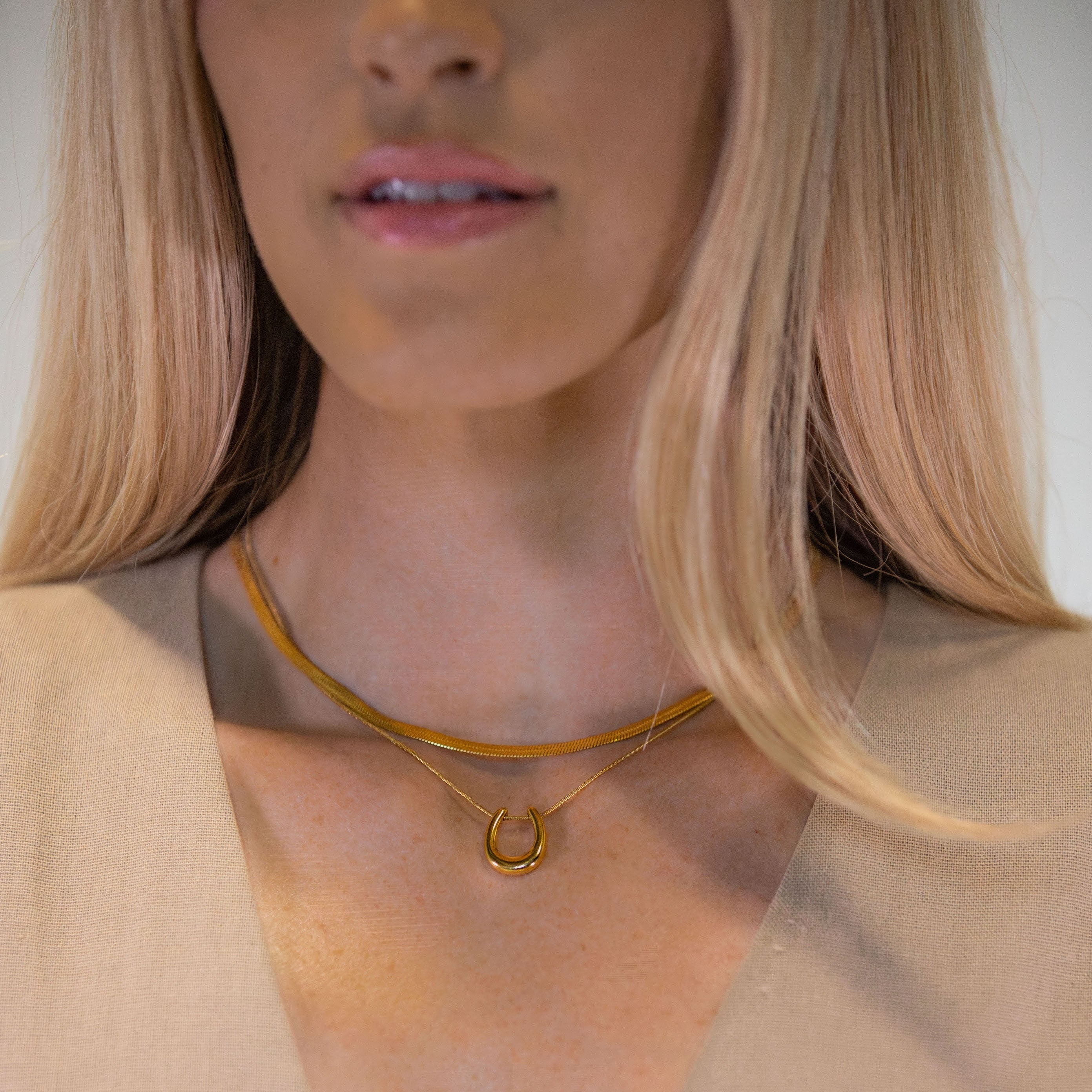 herringbone chain necklace