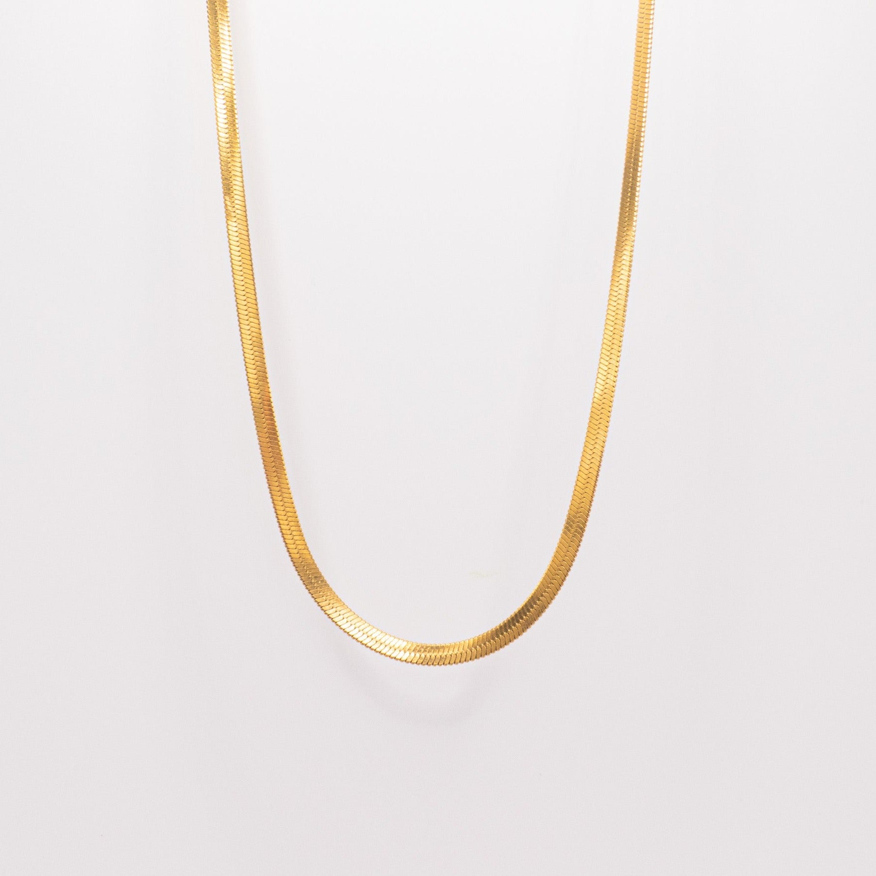 herringbone chain necklace