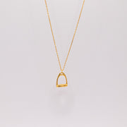 stirrup necklace