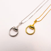 snaffle bit necklace