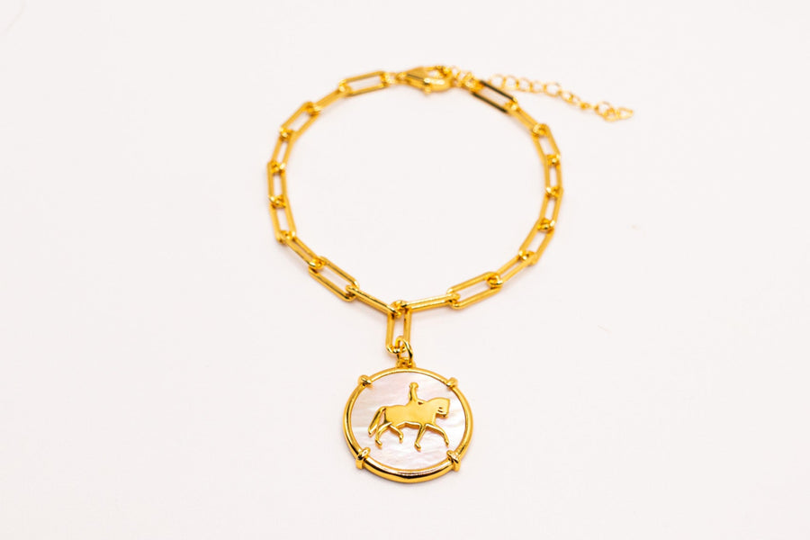 Dressage Coin Bracelet